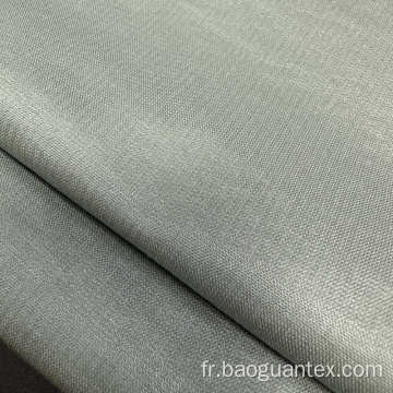 Tissu de vêtements en polyester en coton résistant aux rides